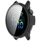 For Garmin Vivoactive 6 Tempered Film Integrated PC Watch Protective Case(Black) - 2