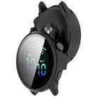 For Garmin Vivoactive 6 Tempered Film Integrated PC Watch Protective Case(Black) - 3