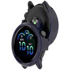 For Garmin Vivoactive 6 Half Package Hollow Protective Watch Case(Blue) - 3