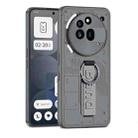 For Nothing Phone 3a Pro Shield Side Wristband Magnetic Phone Case(Cold Mountain Ash) - 1