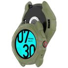 For Ticwatch Pro 5 Enduro Armored TPU Half Coverage Hollow Watch Protective Case(Green) - 3