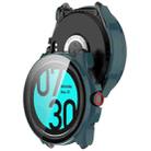 For Ticwatch Pro 5 Enduro Tempered Film Integrated PC Watch Protective Case(Pine Green) - 3