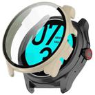 For Ticwatch Pro 5 Enduro Tempered Film Integrated PC Watch Protective Case(Ivory White) - 1