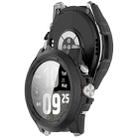 For Ticwatch Atlas Tempered Film Integrated PC Watch Protective Case(Black) - 3