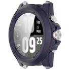 For Ticwatch Atlas Tempered Film Integrated PC Watch Protective Case(Ink Blue) - 2