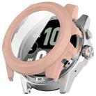 For Ticwatch Atlas Tempered Film Integrated PC Watch Protective Case(Cherry Pink) - 1
