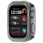 For Huawei Watch D2 Single Row Diamond Half Coverage Hollow PC Watch Protective Case(Transparent) - 2