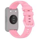 For Keep Band B5  / B4 / B4 Lite Colorful Quick Release Buckle Silicone Watch Band(Pink) - 2