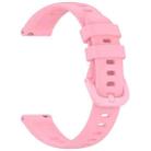 For Keep Band B5  / B4 / B4 Lite Colorful Quick Release Buckle Silicone Watch Band(Pink) - 3
