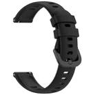 For Keep Band B5  / B4 / B4 Lite Colorful Quick Release Buckle Silicone Watch Band(Black) - 3