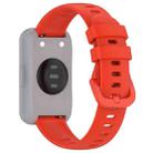 For Keep Band B5  / B4 / B4 Lite Colorful Quick Release Buckle Silicone Watch Band(Red) - 2