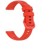 For Keep Band B5  / B4 / B4 Lite Colorful Quick Release Buckle Silicone Watch Band(Red) - 3