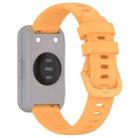 For Keep Band B5  / B4 / B4 Lite Colorful Quick Release Buckle Silicone Watch Band(Yellow) - 2