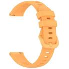 For Keep Band B5  / B4 / B4 Lite Colorful Quick Release Buckle Silicone Watch Band(Yellow) - 3