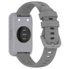 For Keep Band B5  / B4 / B4 Lite Colorful Quick Release Buckle Silicone Watch Band(Gray) - 2