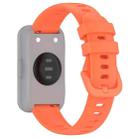 For Keep Band B5  / B4 / B4 Lite Colorful Quick Release Buckle Silicone Watch Band(Orange) - 2