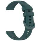 For Keep Band B5  / B4 / B4 Lite Colorful Quick Release Buckle Silicone Watch Band(Dark Green) - 3