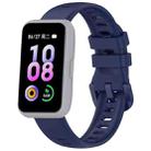 For Keep Band B5  / B4 / B4 Lite Colorful Quick Release Buckle Silicone Watch Band(Midnight Blue) - 1