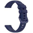 For Keep Band B5  / B4 / B4 Lite Colorful Quick Release Buckle Silicone Watch Band(Midnight Blue) - 3