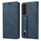 For Samsung Galaxy A23 Wristband Magnetic Leather Phone Case(Blue) - 2