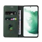 For Samsung Galaxy S23+ 5G Wristband Magnetic Leather Phone Case(Green) - 3