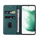For Samsung Galaxy S23 5G Wristband Magnetic Leather Phone Case(Lake Green) - 3