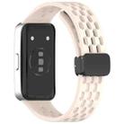 For Huawei Band 10 / 9 / 8 Hole Style Fold Magnetic Buckle Silicone Watch Band(Starlight) - 2