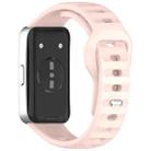 For Huawei Band 10 / 9 / 8 Dot Reverse Buckle Silicone Watch Band(Pink) - 2
