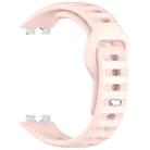 For Huawei Band 10 / 9 / 8 Dot Reverse Buckle Silicone Watch Band(Pink) - 3