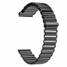 20mm Loop Slingshot Buckle Stainless Steel Watch Band(Black) - 2
