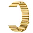 20mm Loop Slingshot Buckle Stainless Steel Watch Band(Gold) - 1