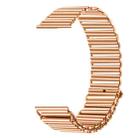 20mm Loop Slingshot Buckle Stainless Steel Watch Band(Rose Gold) - 1