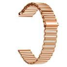 20mm Loop Slingshot Buckle Stainless Steel Watch Band(Rose Gold) - 2