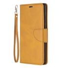Retro Lambskin Texture Pure Color Horizontal Flip PU Leather Case for Huawei P30 Pro, with Holder & Card Slots & Wallet & Lanyard(Yellow) - 2
