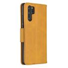 Retro Lambskin Texture Pure Color Horizontal Flip PU Leather Case for Huawei P30 Pro, with Holder & Card Slots & Wallet & Lanyard(Yellow) - 3