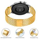 22mm Nine-beads Magnetic Buckle Stainless Steel Watch Band(Gold) - 3