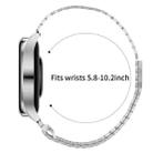 22mm Nine-beads Magnetic Buckle Stainless Steel Watch Band(Silver) - 2