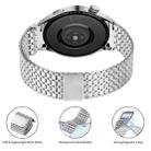 22mm Nine-beads Magnetic Buckle Stainless Steel Watch Band(Silver) - 3