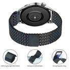 22mm Nine-beads Magnetic Buckle Stainless Steel Watch Band(Titanium Grey) - 3