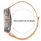 For Apple Watch 42mm / 41mm / 40mm / 38mm Nine-Bead Magnetic Loop Steel Watch Band(Rose Gold) - 3