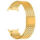 For Samsung Galaxy Watch Ultra 47mm Nine-beads Magnetic Buckle Stainless Steel Watch Band(Gold) - 2