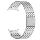 For Samsung Galaxy Watch Ultra 47mm Nine-beads Magnetic Buckle Stainless Steel Watch Band(Silver) - 2