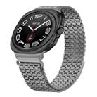 For Samsung Galaxy Watch Ultra 47mm Nine-beads Magnetic Buckle Stainless Steel Watch Band(Titanium Color) - 1