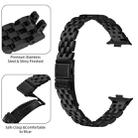 For Xiaomi Mi Band 8 Pro Five Beads Slingshot Buckle Steel Watch Band(Black) - 2
