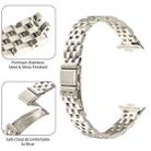 For Xiaomi Mi Band 8 Pro Five Beads Slingshot Buckle Steel Watch Band(Starlight) - 2