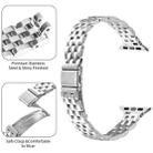 For Apple Watch 46mm / 49mm / 45mm / 44mm Small Waist Slingshot Buckle Steel Watch Band(Silver) - 2