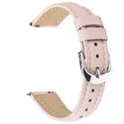 18mm Slim Genuine Leather Watch Band(Pink) - 2