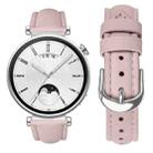 18mm Slim Genuine Leather Watch Band(Pink) - 3