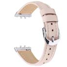 For Samsung Galaxy Fit3 Slim Genuine Leather Watch Band(Pink) - 2