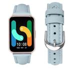 For Samsung Galaxy Fit3 Slim Genuine Leather Watch Band(Sky Blue) - 3